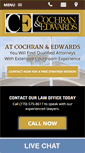 Mobile Screenshot of cochranedwardslaw.com